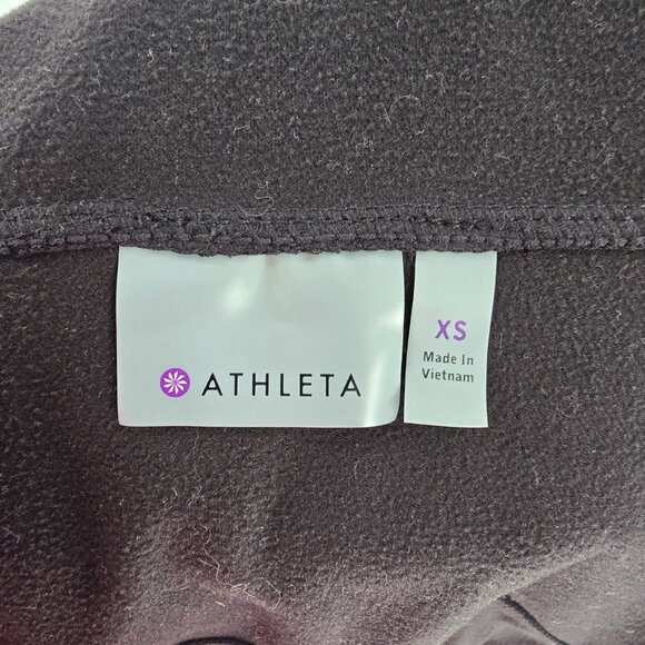 Athleta Stowe Hoodie Women's‎  XS Black Balaclava Pullover Zip Pocket Athleisure - Picture 8 of 12